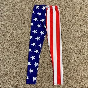American flag leggings